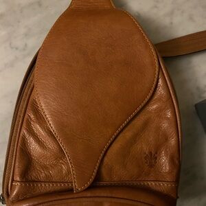 Brown Leather Sling Bag